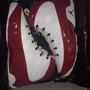 Red and White 9s size 10 NEW!! New!!